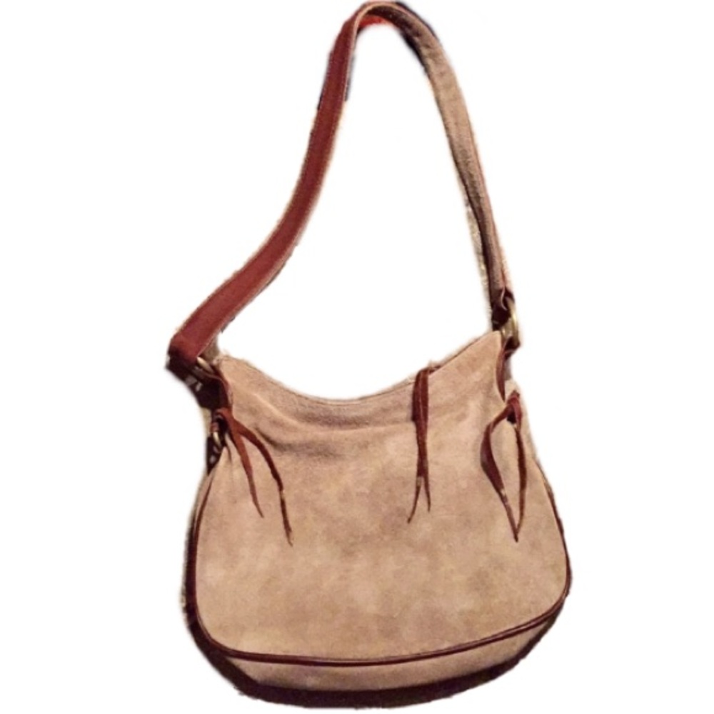 Kendall Conrad Designer Suede Leather Boho Hobo Bag Western Wear